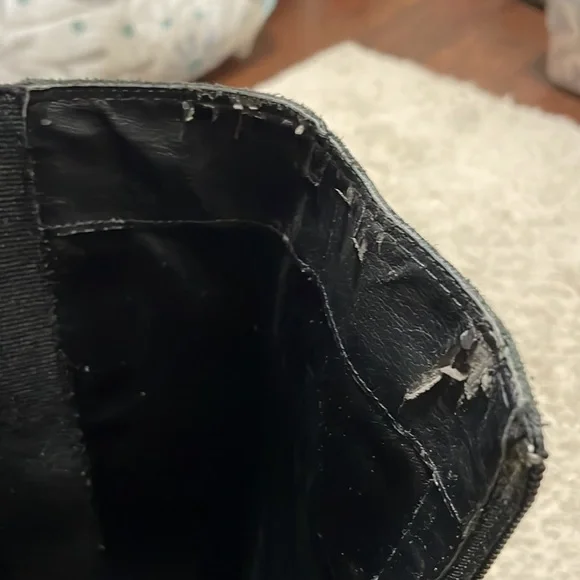 Sperry Black Leather Knee-High Boots - Picture 10 of 10